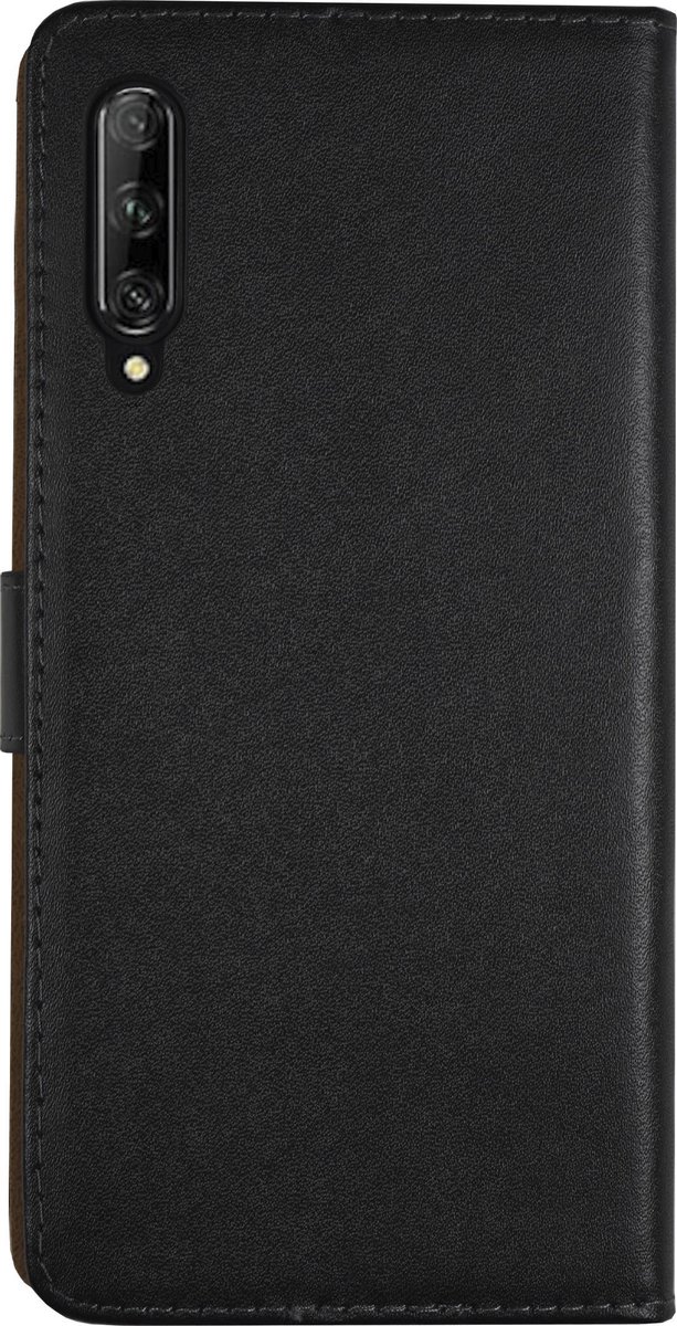 BMAX Leren flip case hoesje voor Huawei P Smart Pro / Lederen book cover / Beschermhoesje / Telefoonhoesje / Hard case / Telefoonbescherming - Zwart