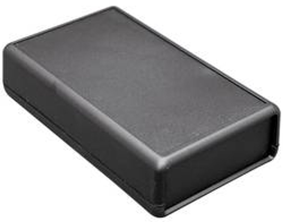 Hammond Electronics 1593QBK Handbehuizing – 112 x 66 x 28 – ABS – Zwart