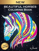 Beautiful Horses Coloring Book for Adults