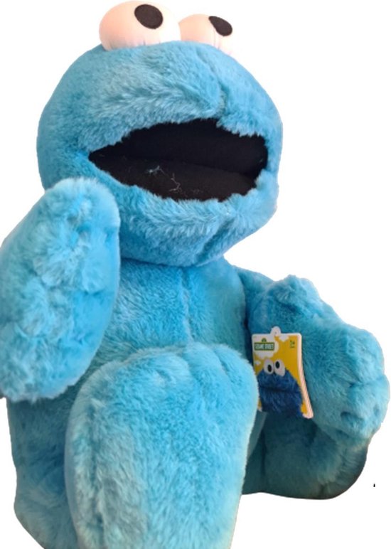 begin Gevoelig voor Vooruitgaan Koekiemonster knuffel 64 cm - XXL Sesamstraat knuffel - Pluche speelgoed -  Cadeau tip 2021 | bol.com