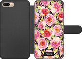 Wallet case - geschikt voor iPhone 8 Plus - Floral N°3