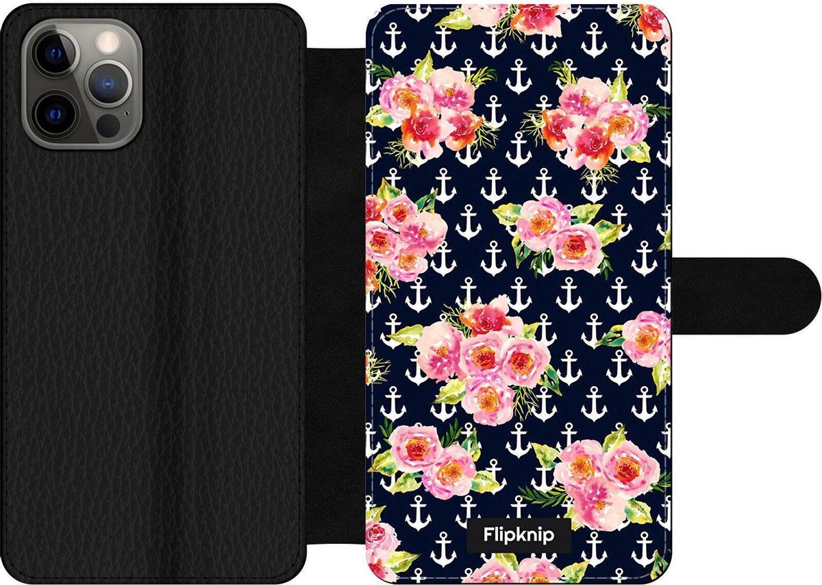 Wallet case - geschikt voor iPhone 12 - Floral N°6