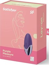 Purple Pleasure Lay-on Vibrator - Purple - Design Vibrators - Clitoral Stimulators