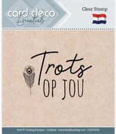 Card Deco Essentials - Clear Stamps - CDECS 035 Trots op jou