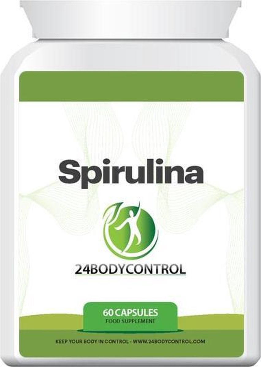 24Bodycontrol Spirulina - Superfood - 60 capsules - Voedingssupplement
