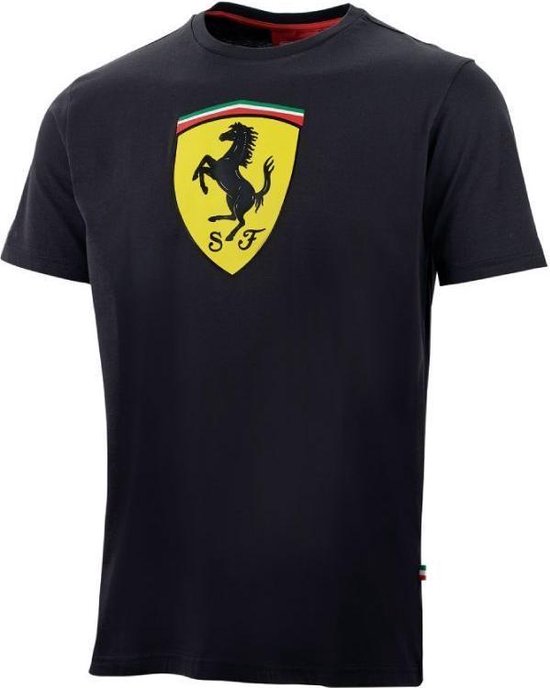 Scuderia Ferrari Logo T-shirt Black-XXL - Ferrari