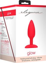 Heating Anal Butt Plug - Glow - Red - Butt Plugs & Anal Dildos - Valentine & Love Gifts - Anal Vibrators