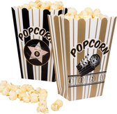 Boland - Tafeldecoratie - Hollywood Popcorn Bakjes 4 stuks