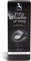 Feet It, Baby! Vibrating Cock Ring - Black - Cock Rings