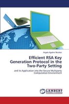 Efficient RSA Key Generation Protocol in the Two-Party Setting