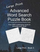 Large Print Advanced Word Search Puzzle Book 3