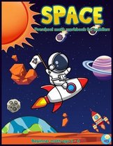 Preschool and Kindergarten Math Activity Workbook- SPACE Preschool math workbook for toddlers beginner math ages 2-4