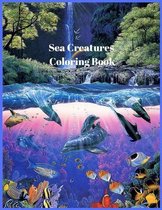 Sea Creatures Coloring Book