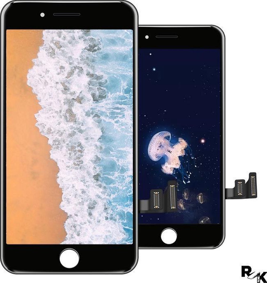 IPHONE 7 DISPLAY/SCHERM ZWART LCD PREMIUM