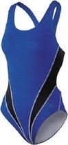 Beco Badpak Competition Dames Polyester Zwart/blauw Maat 44