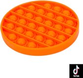 POP IT - Fidget Toy - Pop It Fidget Toys - Rond Oranje - Speelgoed