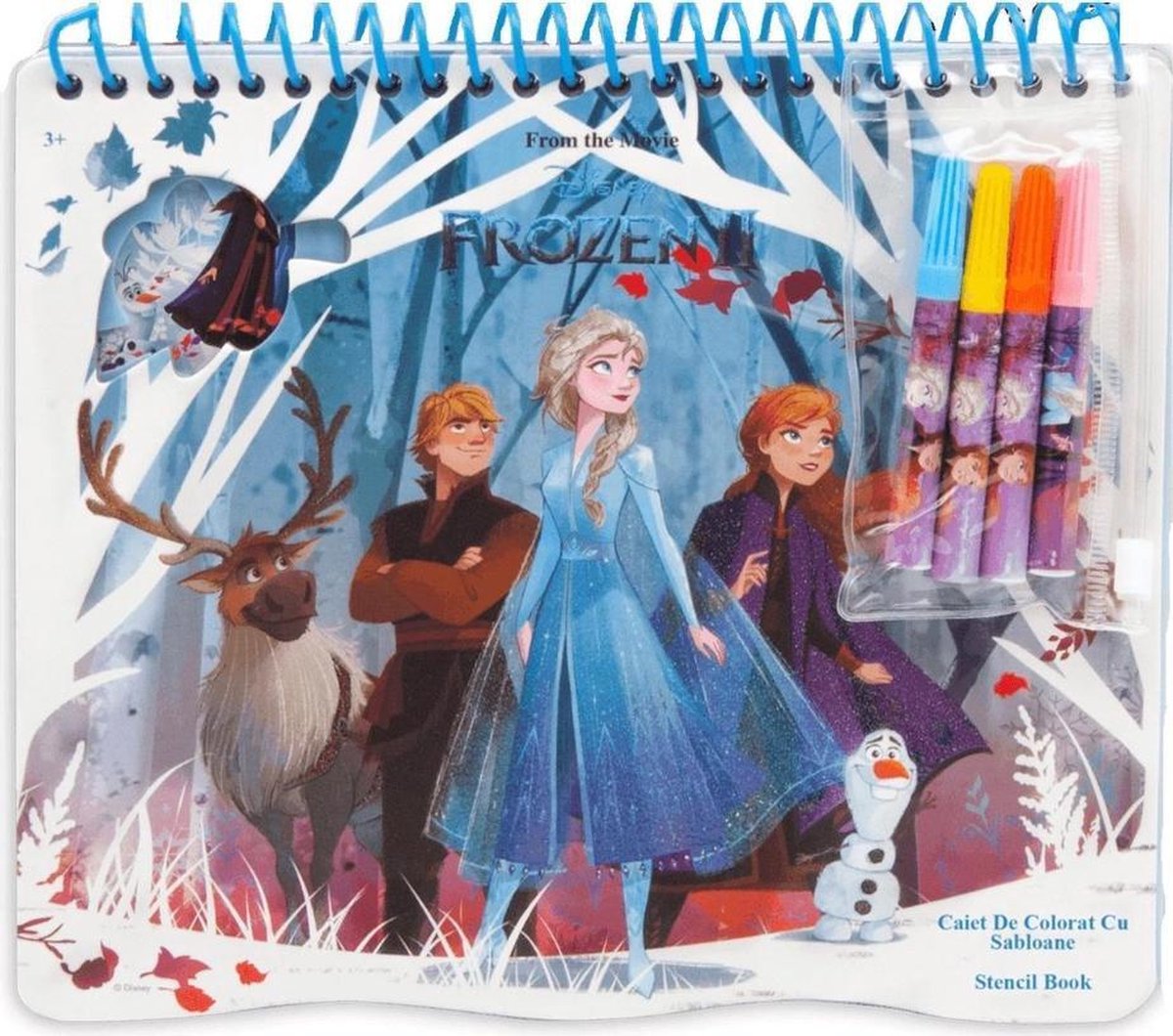 Frozen knutselboek met stickers en stiften | Tekenset | Knutselen voor meisjes | kleurboek | Stiften | Stickers | Disney Frozen | Disney Frozen speelgoed | Stiften | Tekenen | Elsa | Anna | Disney Frozen 2