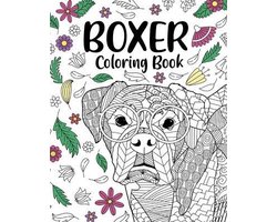 Boxer Dog Coloring Book