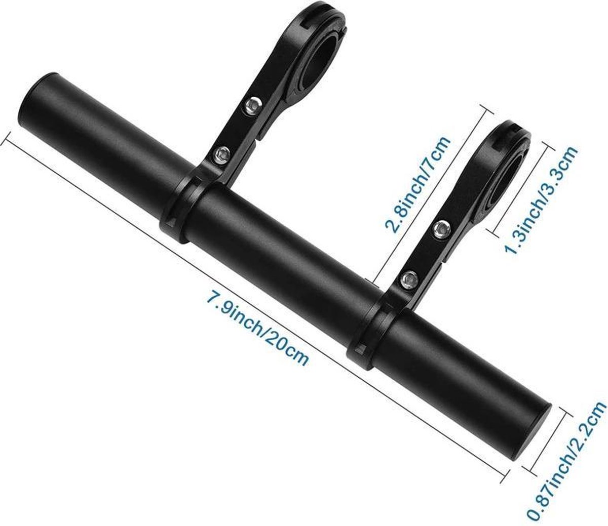 2X VÉLO GUIDON Potence Extender Support De Vélo Support Lampe De Poche Bleu EUR 11,42 - PicClick FR