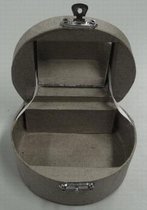 Ecoshape - Sieradendoosje met spiegel - onbewerkt - Afmeting:10 x 8 x 5 cm