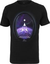Heren T-Shirt Alien Planet Tee zwart