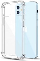 iphone 12 pro hoesje - met Gratis screenprotector - iPhone 12 Pro hoesje - siliconen hoesje - transparant hoesje