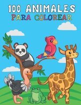 100 Animales para Colorear: - Libro para Ninos