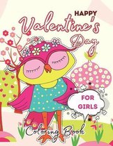 Happy Valentine's Day Coloring Book For Girls