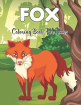 Fox Coloring Book For Teens