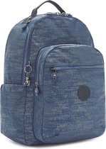 Kipling Seoul Rugzak Blue Eclipse Print