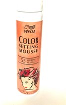 Wella Color Setting Mousse - Kleur en Versteviging - Mahonie - 6 x