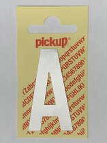 Pickup Plakletter Nobel Zilver 60mm "A"