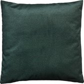 Oneiro's Luxe Velvet Sierkussen ANNA Donker Groen - 45 x 45 cm - sierkussens - Nylon - polyester - interieur - kussens woonkamer - kussens - woonaccessoires - sierkussens groen