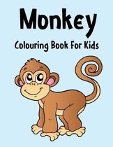 Monkey colouring Book