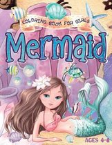 Mermaid Coloring Book for Girls Ages 4-8
