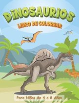 Dinosaurios libro de colorear para Ninos de 4 a 8 Anos