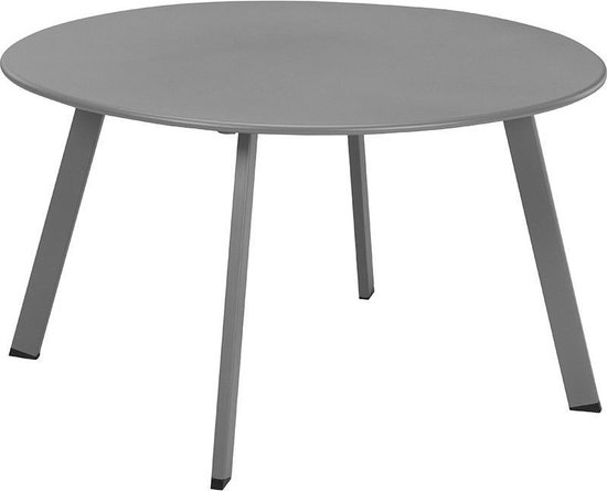 Ambiance-Lounge-Salon- Tafel -70cm -mat-licht grijs | bol.com