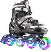 Selected by BÖR® - Verstelbare Inline Skate Junior Inlineskates - Maat 30-33 - Unisex - Roze