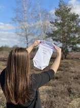 Biologisch rompertje met tekst | Mama heeft de tofste collega's | Zwart | 62/68
