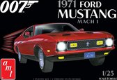 1:25 AMT 1187 James Bond 1971 Ford MUSTANG Mach I Plastic Modelbouwpakket