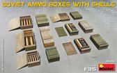 1:35 MiniArt 35261 Soviet Ammo Boxes with Shells Plastic Modelbouwpakket