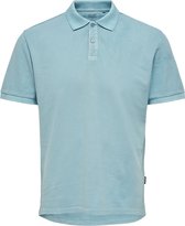 ONLY & SONS ONSPAGE SLIM WASHED POLO Heren Poloshirt - Maat M