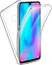 Huawei P Smart Plus 2019 Hoesje 360 en Screen Protector in 1 - Huawei P Smart 2019 Plus Case 360 graden Transparant