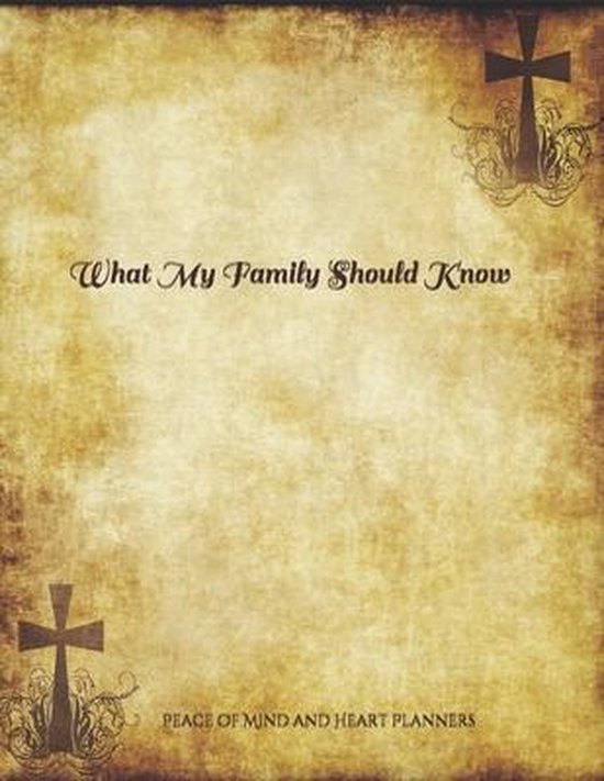 *What My Family Should Know* - cover