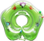 Pasgeboren nek veiligheid zwemring, opblaasbare kussens drijvend zwembad - a [groen]