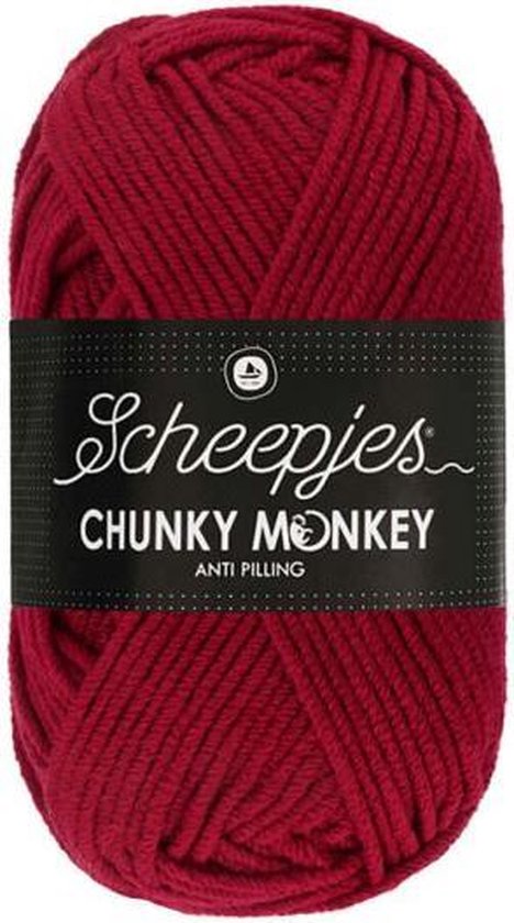 Scheepjes Chunky Monkey- 1123 Garnet 5x100gr
