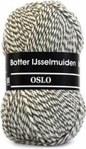 Oslo Beige, L.Bruin gemeleerd 01 - Botter IJsselmuiden PAK MET 10 BOLLEN a 100 GRAM. PARTIJ 634544. INCL. Gratis Digitale vinger haak en brei toerenteller