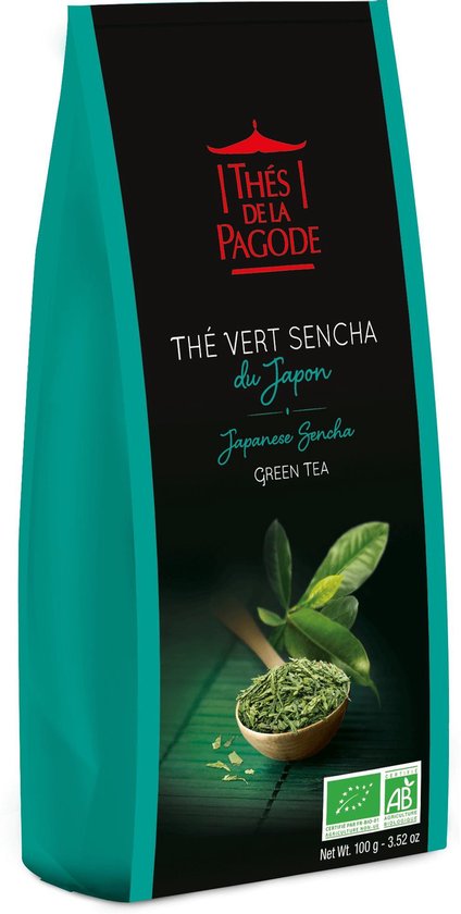 Thés de la Pagode  - Groene thee Sencha - Losse Thee - Biologische thee  (100 gram)