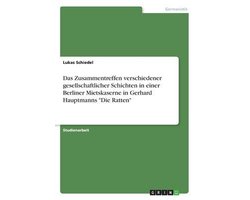 Das Zusammentreffen verschiedener gesellschaftlicher Schichten in einer Berliner Mietskaserne in Gerhard Hauptmanns "Die Ratten"