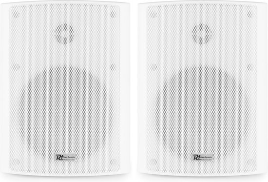 Speakerset, geschikt voor buiten - Power Dynamics BC50V witte speakerset voor 100V systemen en 8 Ohm - 120W van Power Dynamics — afbeelding 5
